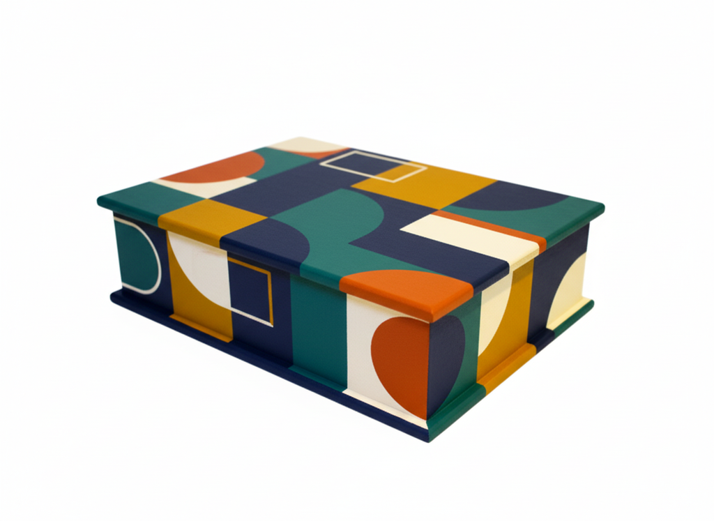 MDF Blank Memory Box painted