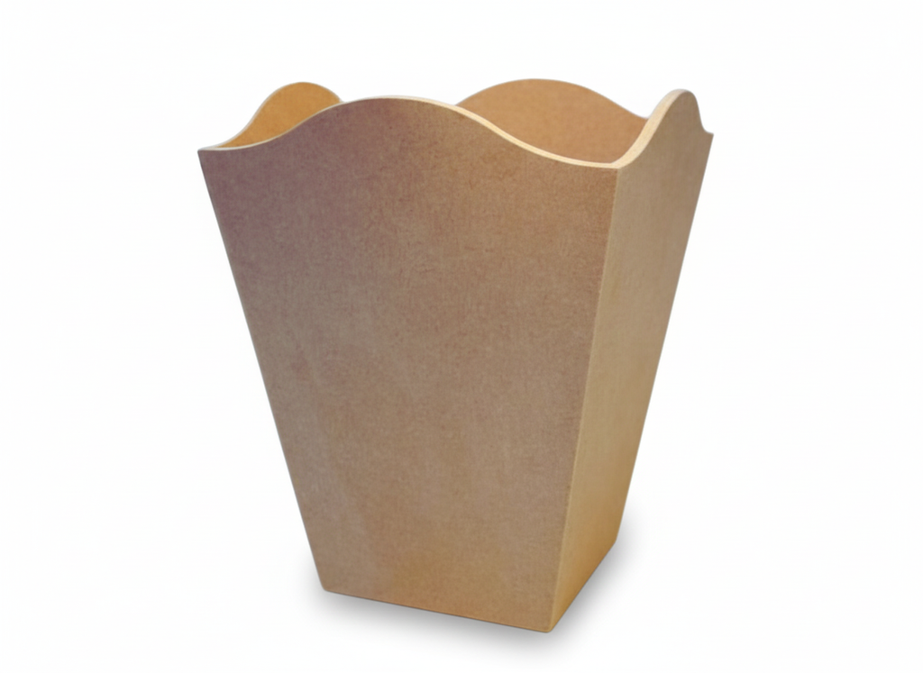 MDF blank baroque bin planter