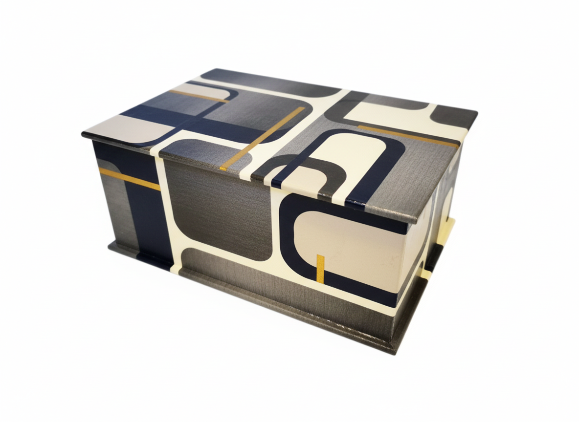 MDF blank craft box decoupage