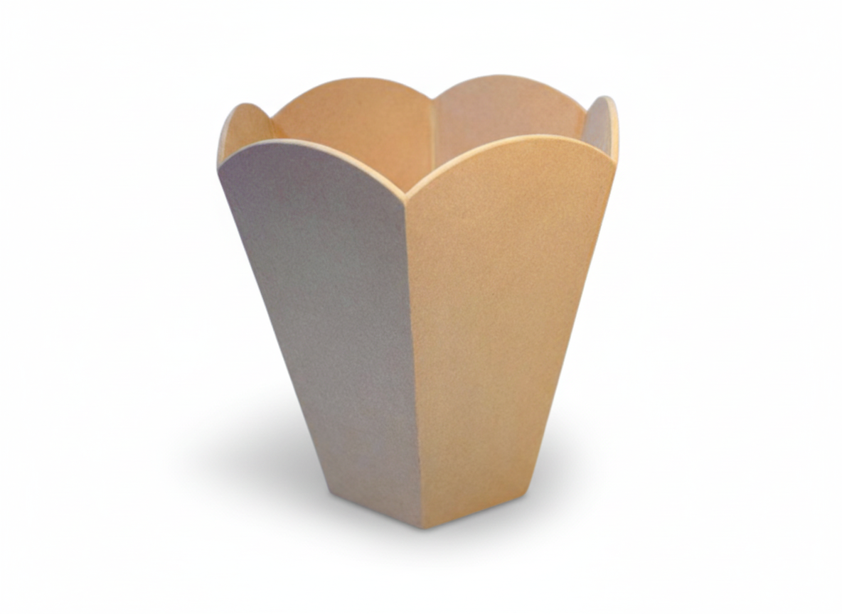 MDF blank hex bin planter