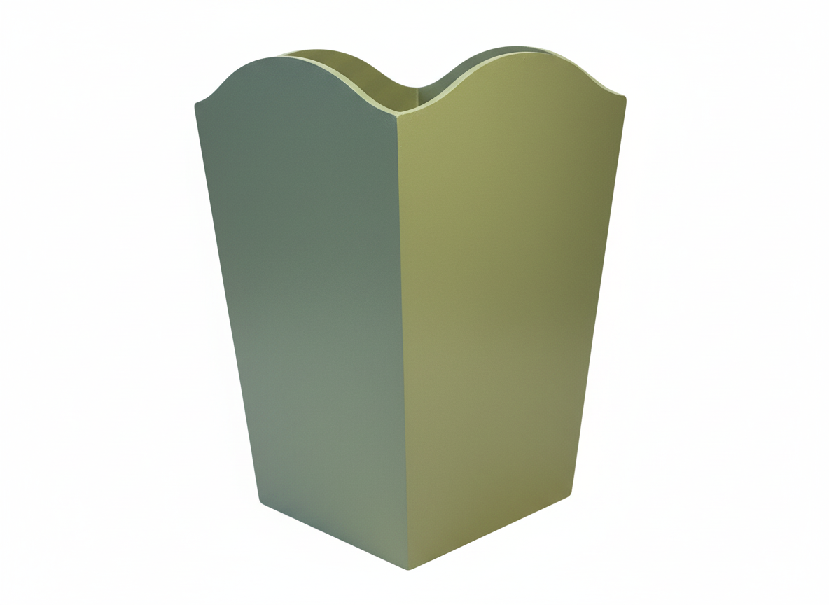 MDF blank large bin planter painted