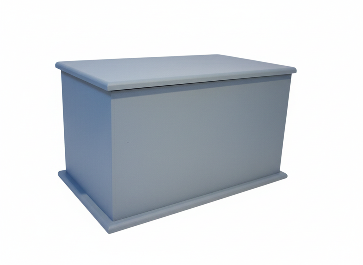 MDF blank storage box painted